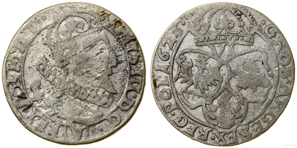 Polska, szóstak, 1625