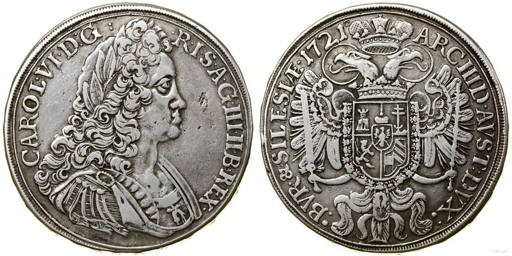 Śląsk, talar, 1721