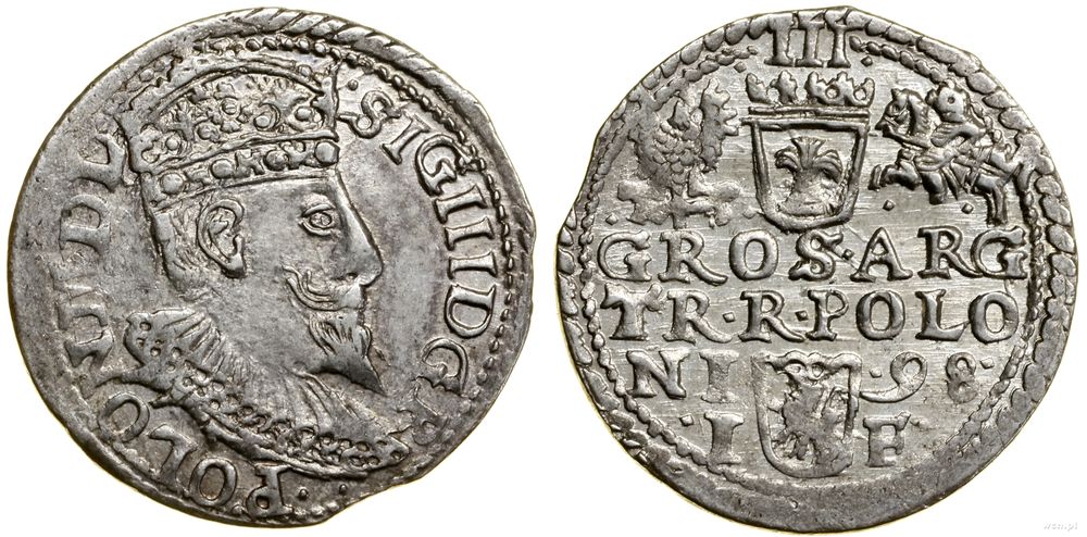 Polska, trojak, 1598