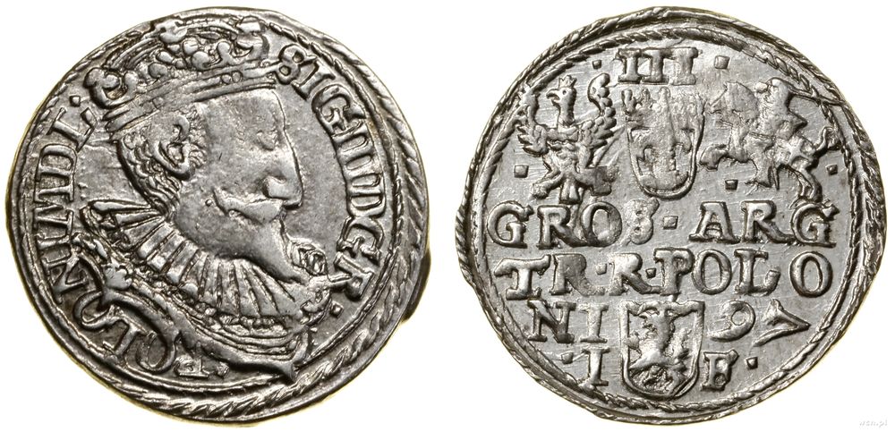 Polska, trojak, 1597