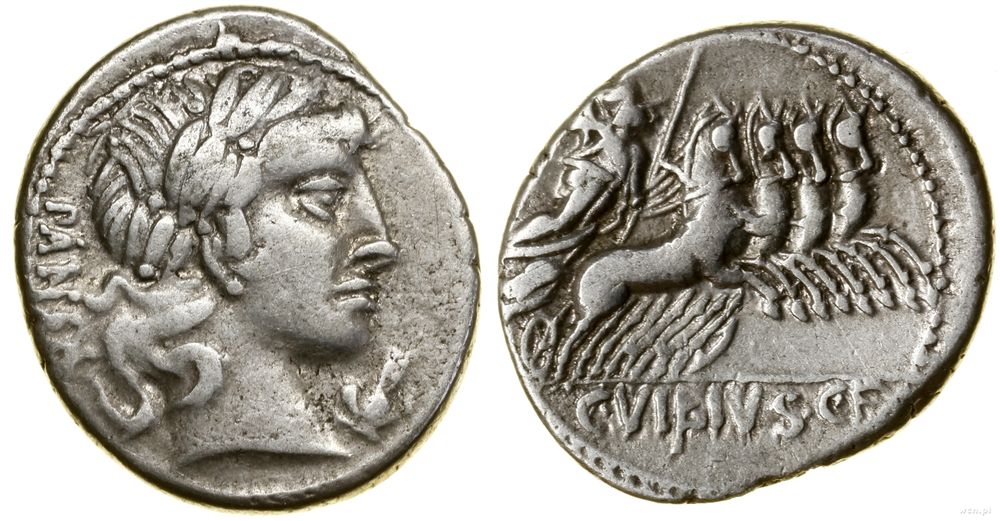 Republika Rzymska, denar, (90 pne)