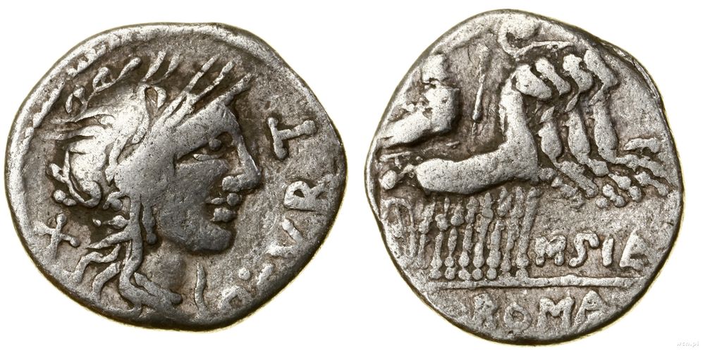 Republika Rzymska, denar, (116–115 pne)