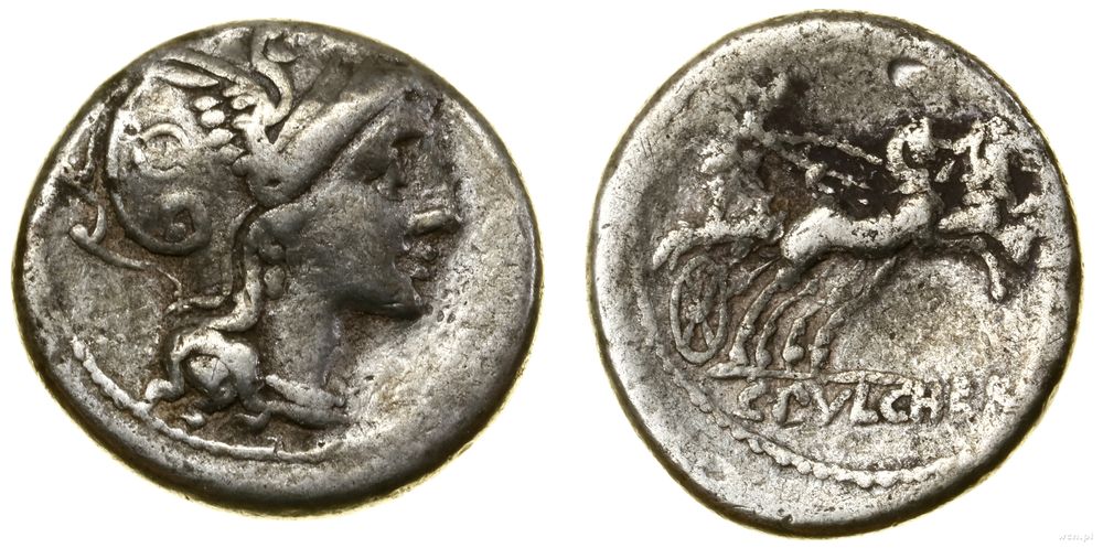 Republika Rzymska, denar, (110–109 pne)