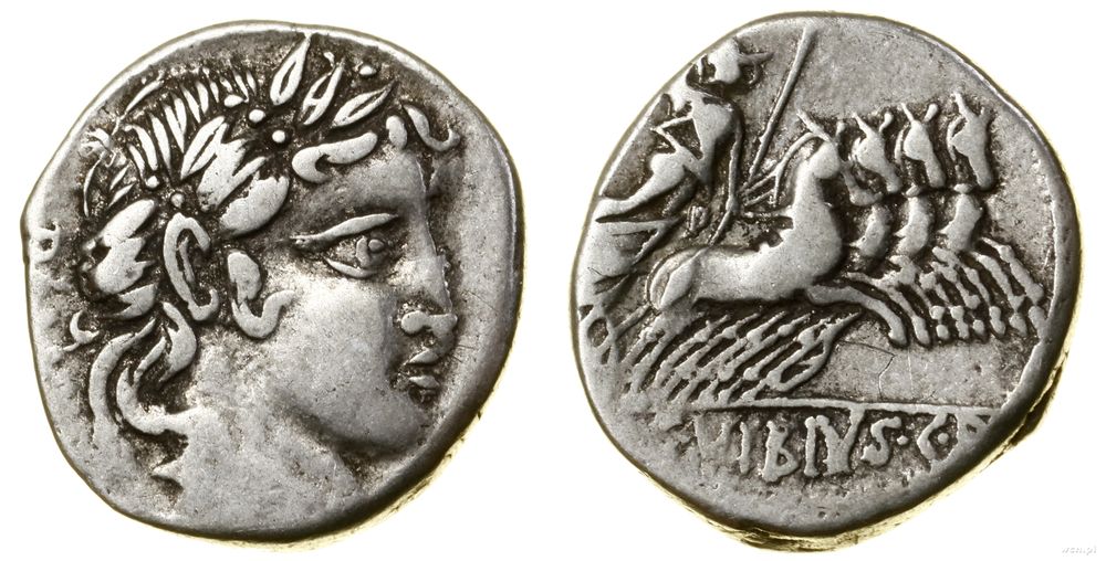 Republika Rzymska, denar, 90 pne