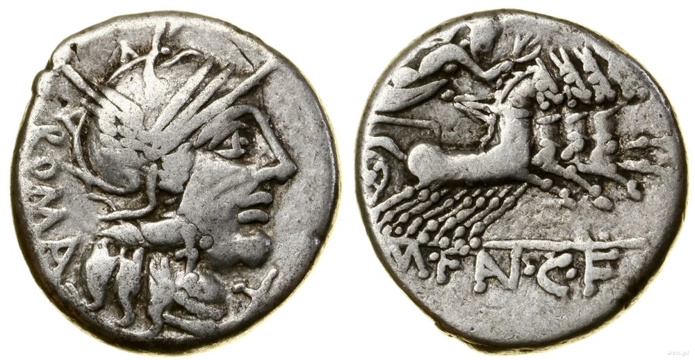 Republika Rzymska, denar, (123 pne)