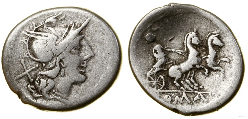 Republika Rzymska, denar, (157–156 pne)