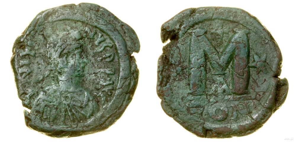 Bizancjum, follis, (527–532)