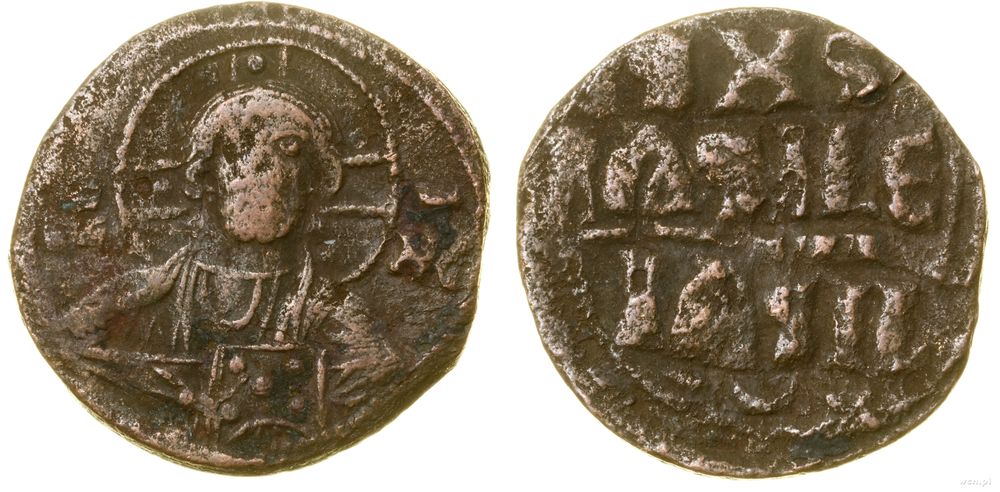Bizancjum, anonimowy follis (przypisywany Konstantynowi IX Monomachusowi), (ok. 1059–1067)