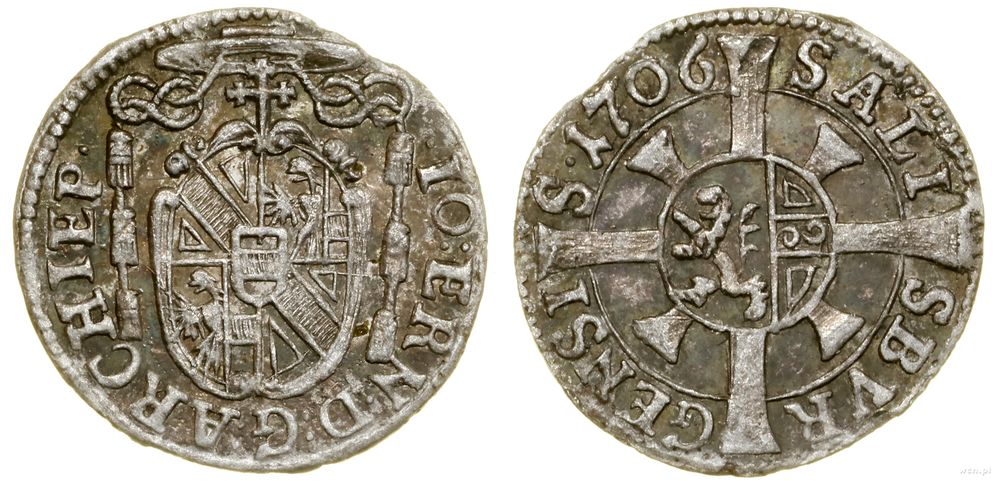 Austria, 1 krajcar, 1706