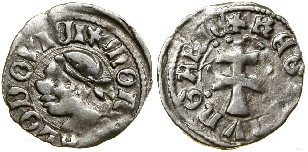 Polska, denar, (ok. 1358–1366)