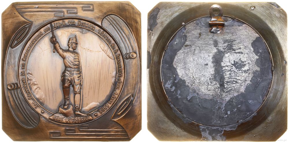 Śląsk, plakieta pamiątkowa, 1908