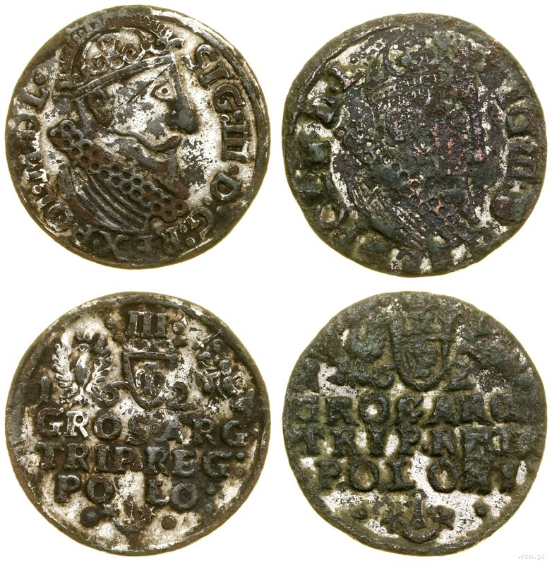 Polska, zestaw 2 x fałszerstwo trojaka