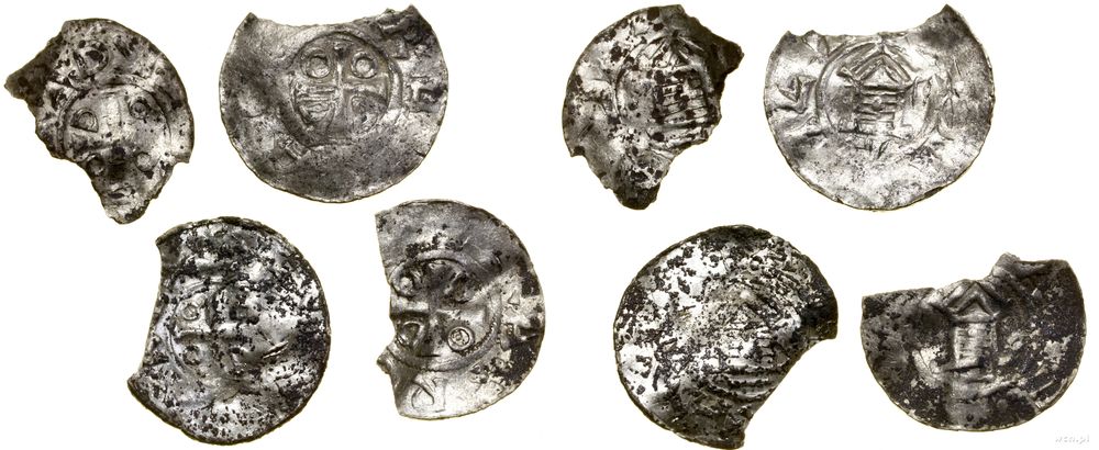 Niemcy, zestaw 4 x denar typu OAP