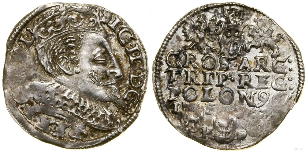 Polska, trojak, 1596