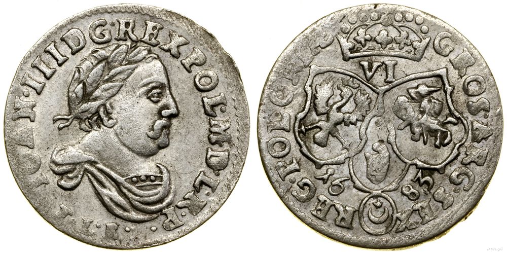 Polska, szóstak, 1683