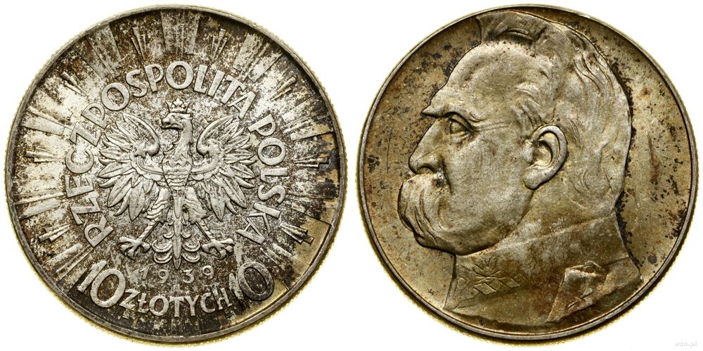 Polska, 10 złotych, 1939