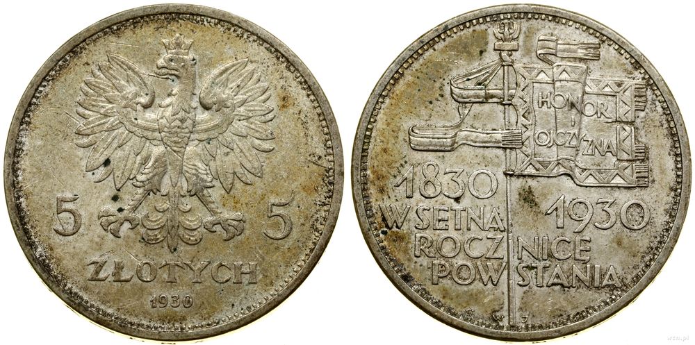 Polska, 5 złotych, 1930