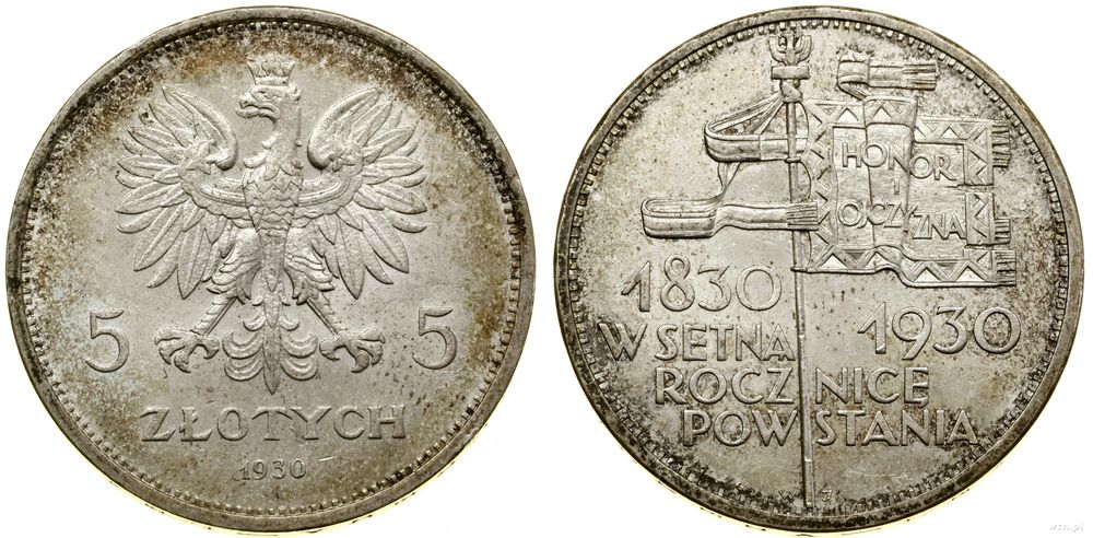 Polska, 5 złotych, 1930