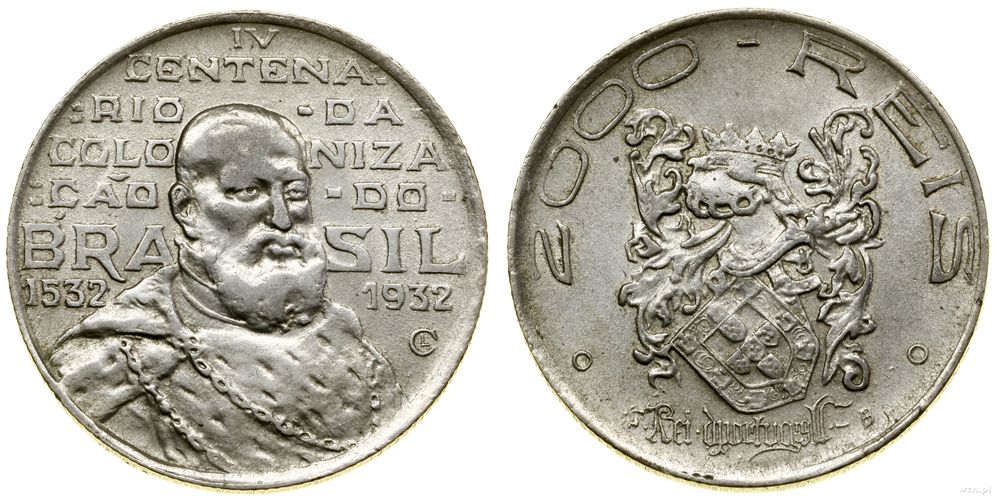 Brazylia, 2.000 reali, 1932