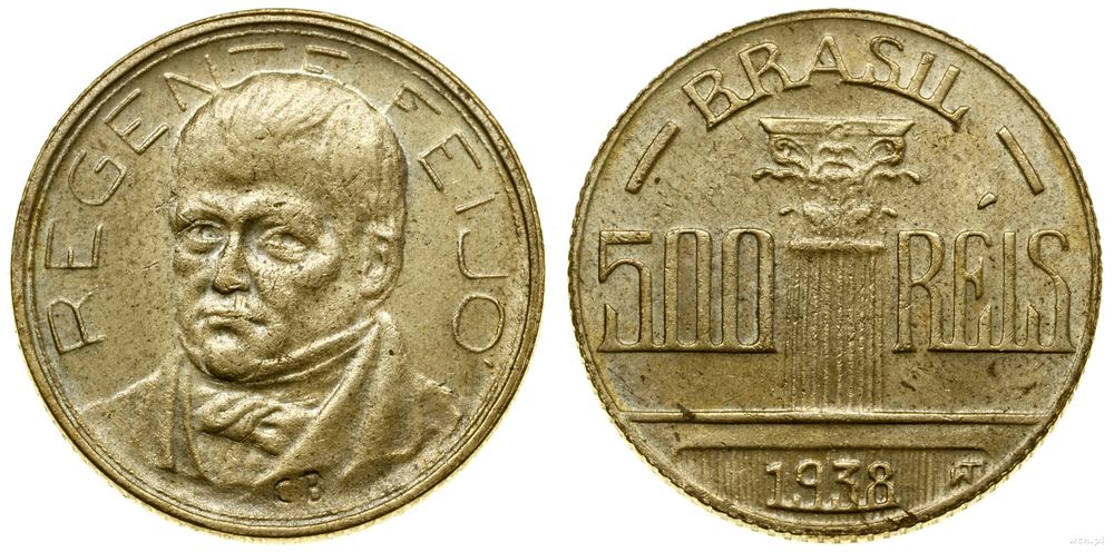 Brazylia, 500 realów, 1938