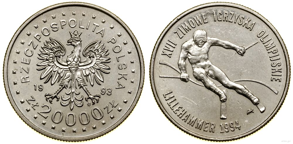 Polska, 20.000 złotych, 1993