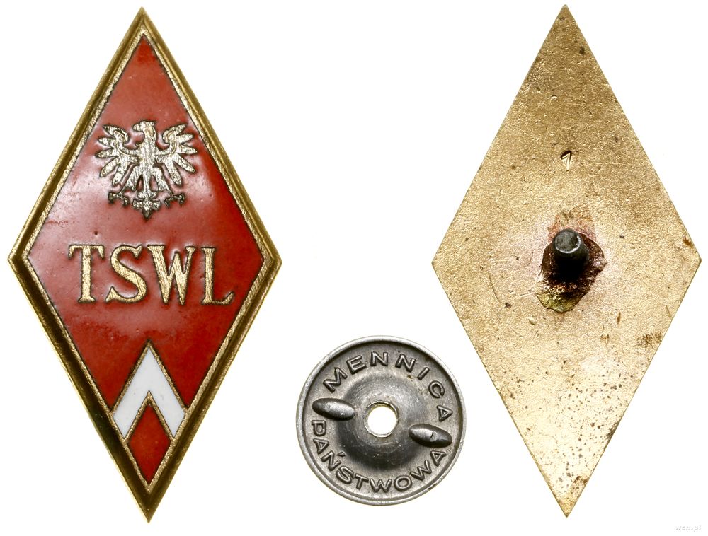 Polska, Techniczna Szkoła Wojsk Lotniczych – odznaka, 1952–1965