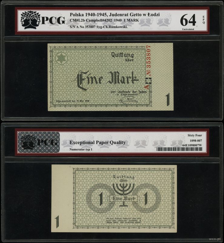 Polska, 1 marka, 15.05.1940