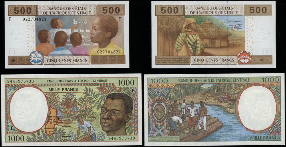 Gwinea, zestaw 2 banknotów