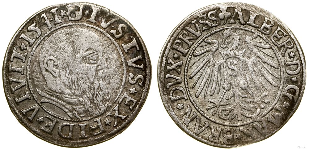 Prusy Książęce (1525–1657), grosz, 1541