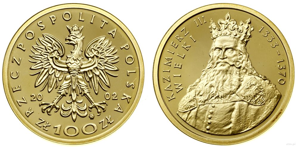 Polska, 100 złotych, 2002