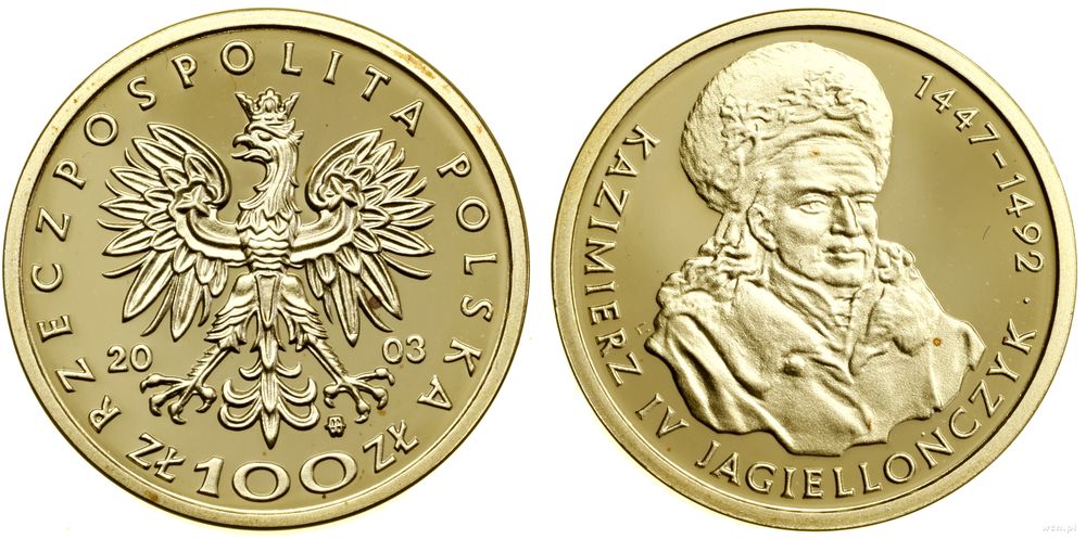 Polska, 100 złotych, 2003