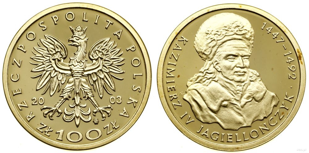 Polska, 100 złotych, 2003