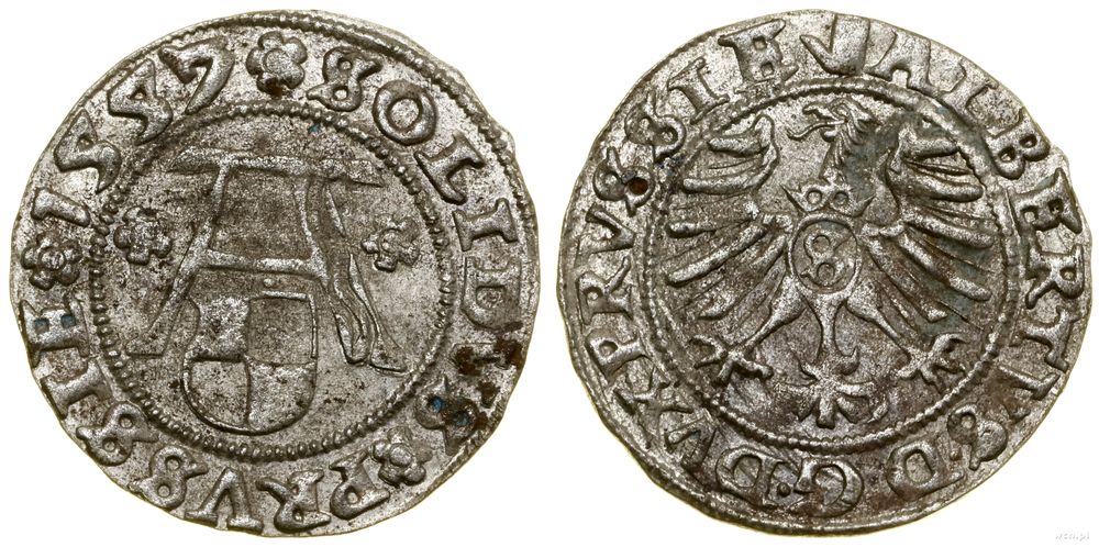 Prusy Książęce (1525–1657), szeląg, 1557