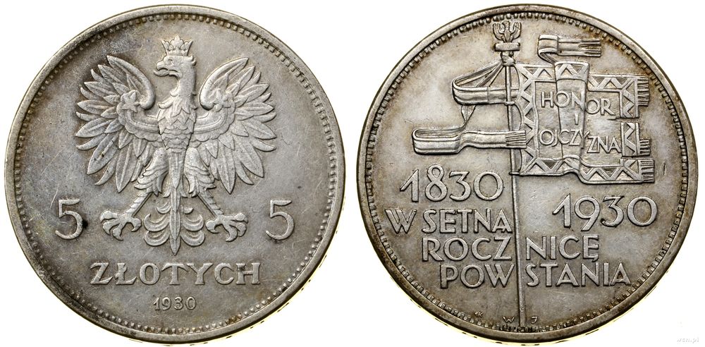 Polska, 5 złotych, 1930