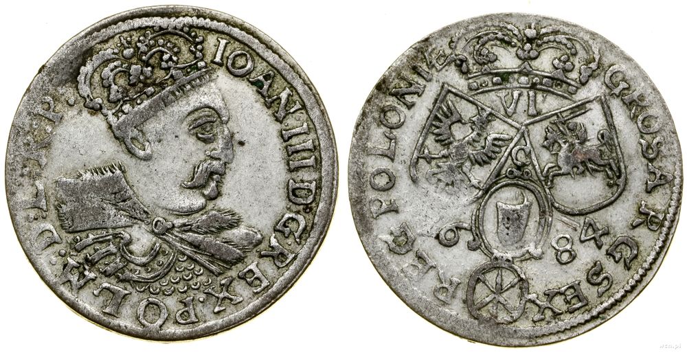Polska, szóstak, 1684