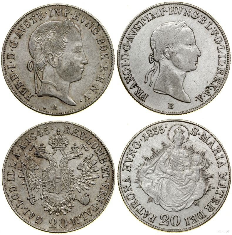 Austria, zestaw 2 monet