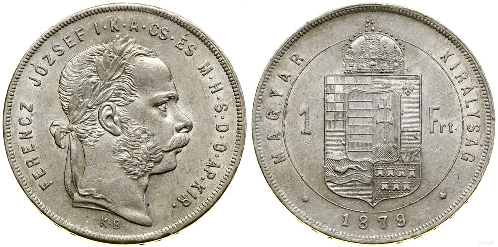 Węgry, 1 forint, 1879 KB