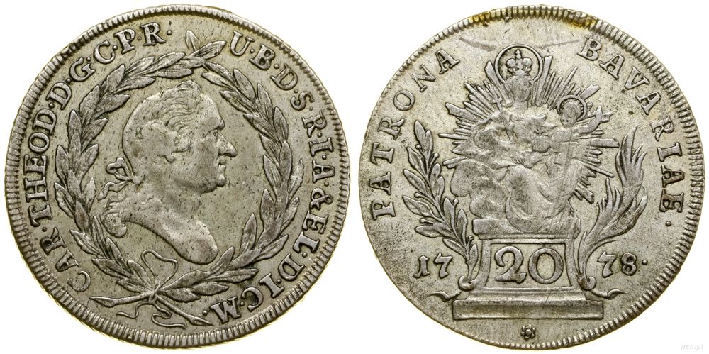 Niemcy, 20 krajcarów, 1778