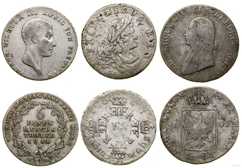 Niemcy, zestaw 3 monet