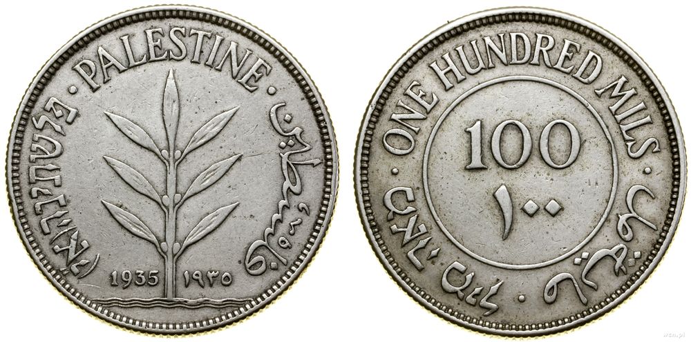 Palestyna, 100 milsów, 1935