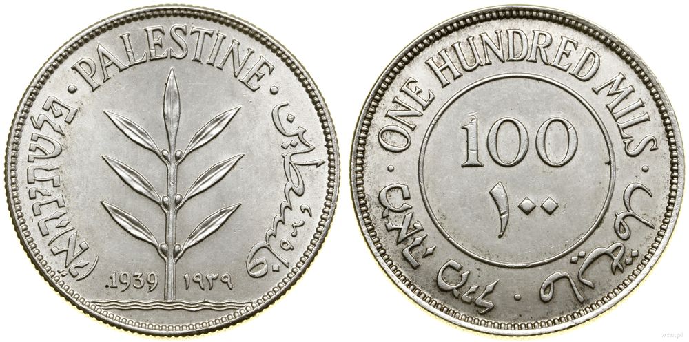 Palestyna, 100 milsów, 1939