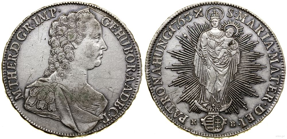 Węgry, talar, 1763 KB