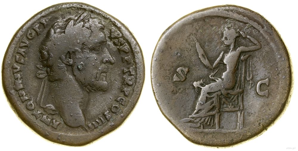 Cesarstwo Rzymskie, sesterc, 146