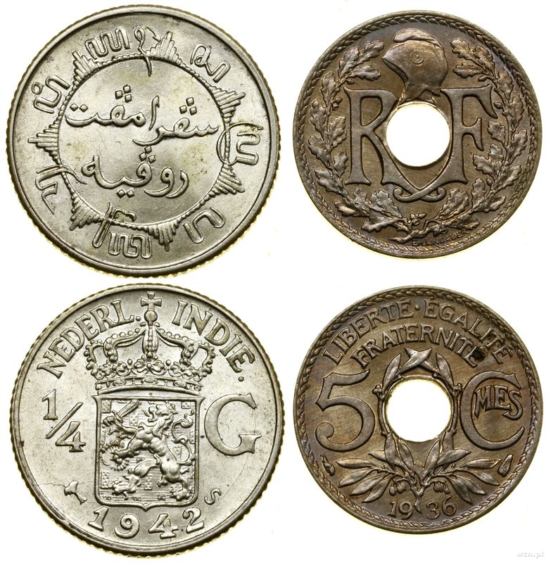 Europa - różne, zestaw 2 monet