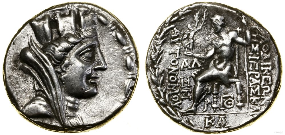 Grecja i posthellenistyczne, tetradrachma, rok 31 (51/50 pne)