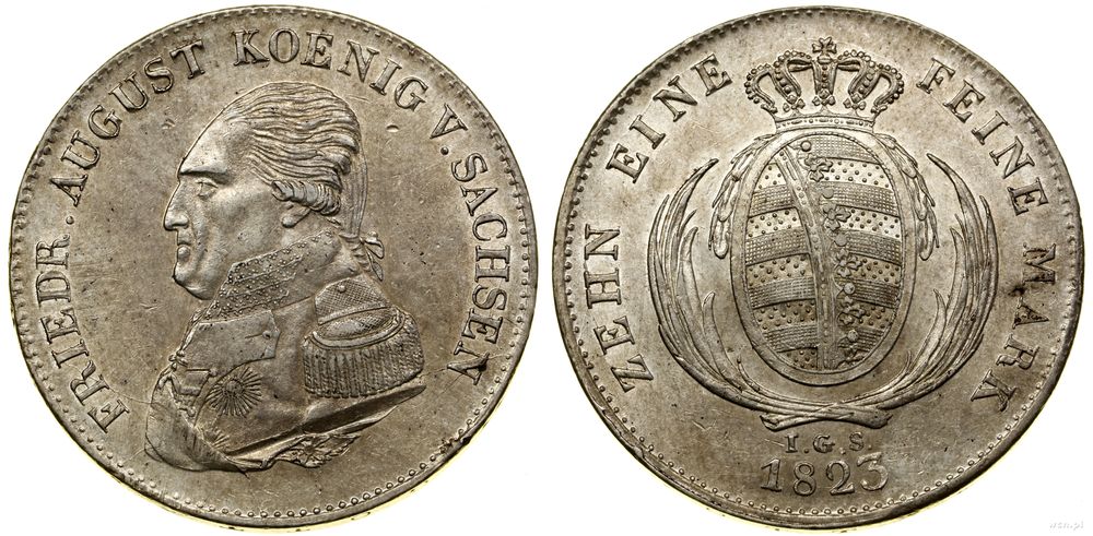 Niemcy, talar, 1823 IGS