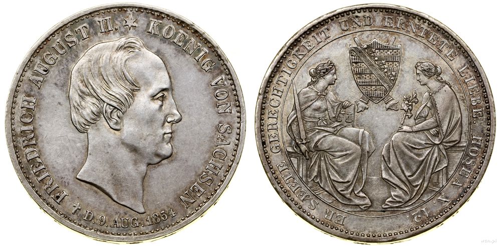 Niemcy, talar pośmiertny, 1854