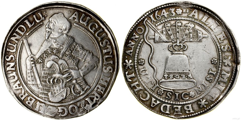 Niemcy, talar (Glockentaler), 1643