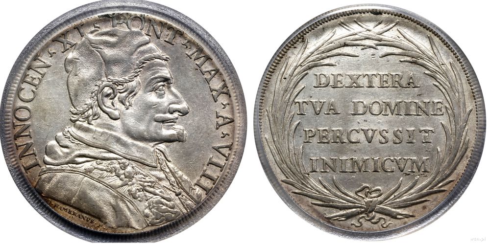 Watykan (Państwo Kościelne), piastra, bez daty (1684)