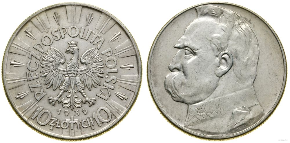 Polska, 10 złotych, 1939